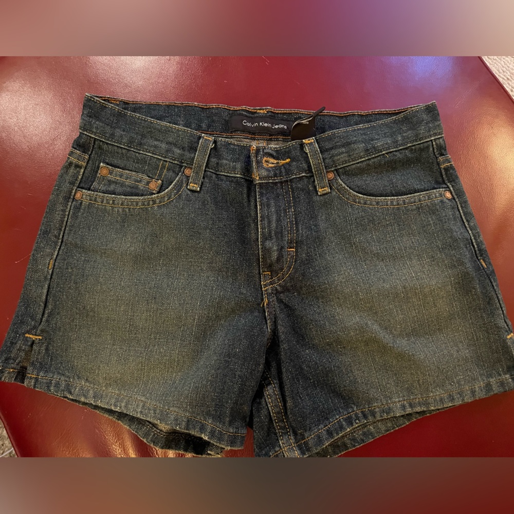 Calvin Klein Jeans Brown Leather Patch